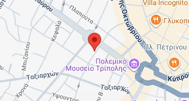 Location of business on map