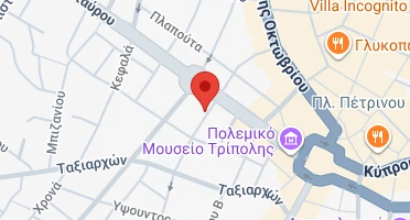 Location of business on map