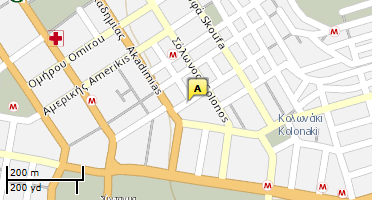 Location of business on map