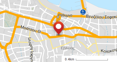 Location of business on map