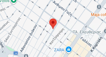 Location of business on map