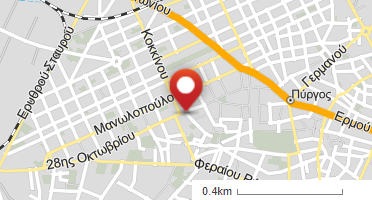 Location of business on map
