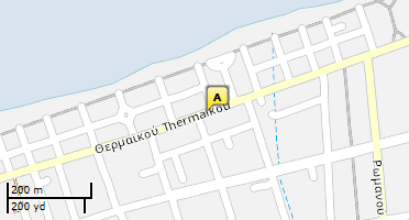 Location of business on map