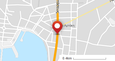 Location of business on map