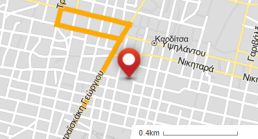 Location of business on map
