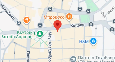 Location of business on map