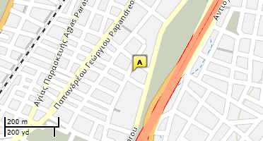 Location of business on map