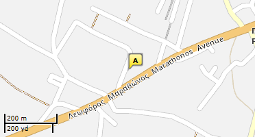 Location of business on map