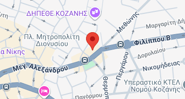 Location of business on map
