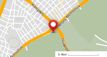 Location of business on map