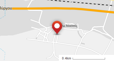 Location of business on map