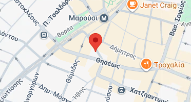 Location of business on map