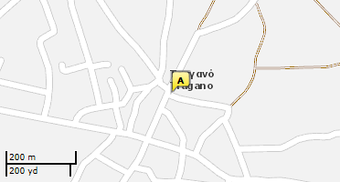 Location of business on map
