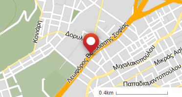 Location of business on map