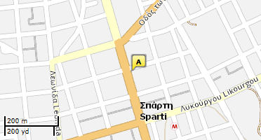 Location of business on map