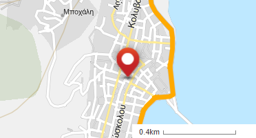 Location of business on map