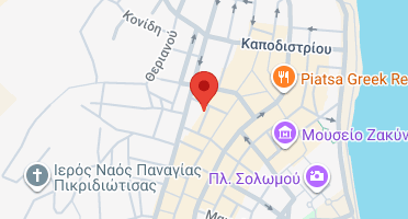 Location of business on map