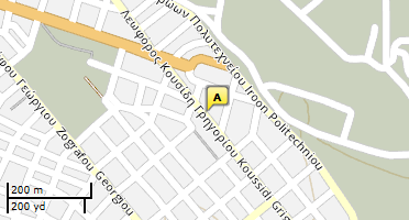 Location of business on map