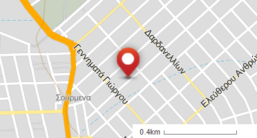 Location of business on map