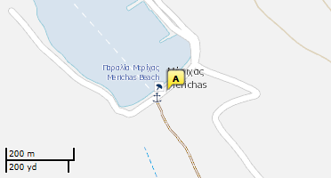 Location of business on map