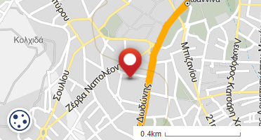 Location of business on map