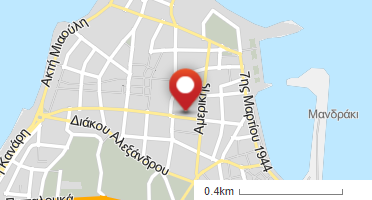 Location of business on map