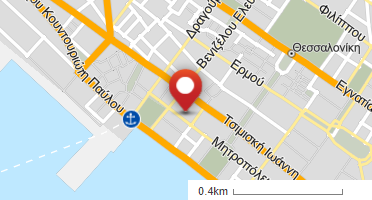 Location of business on map