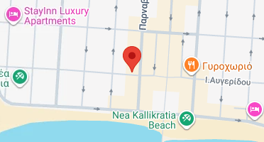 Location of business on map