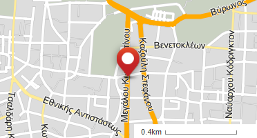 Location of business on map