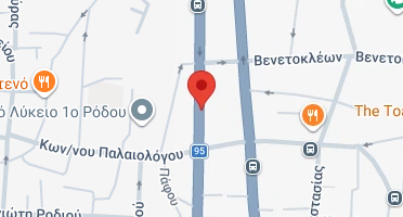 Location of business on map