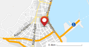 Location of business on map
