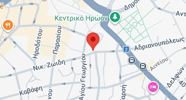 Location of business on map