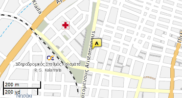 Location of business on map