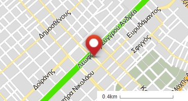 Location of business on map