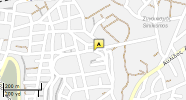 Location of business on map