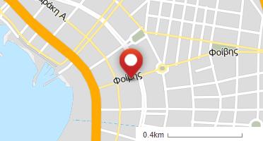 Location of business on map