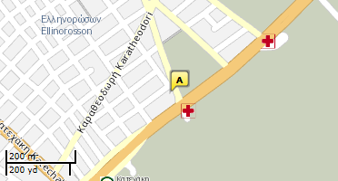 Location of business on map
