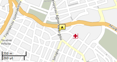Location of business on map