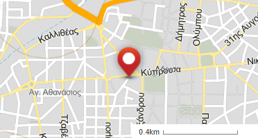 Location of business on map