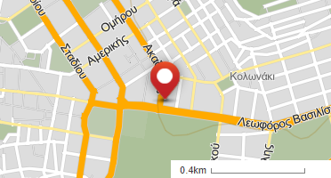 Location of business on map