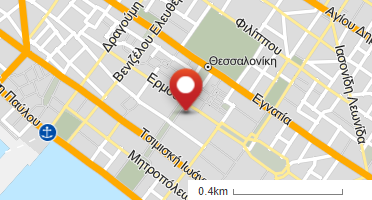 Location of business on map