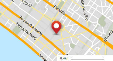 Location of business on map