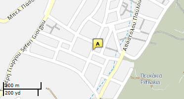 Location of business on map