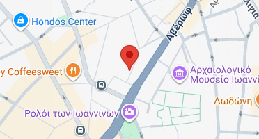 Location of business on map