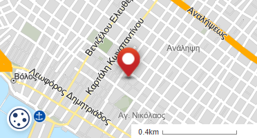 Location of business on map