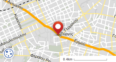 Χάρτης και σημείο της επιχείρησης