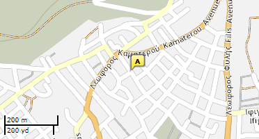 Location of business on map