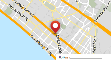 Location of business on map