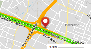 Location of business on map