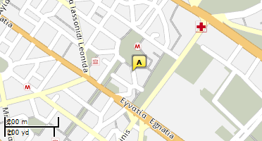 Location of business on map